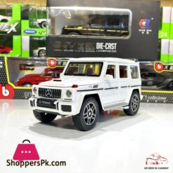 124 Mercedes Benz G63 Alloy Diecast Model Car Lights Sound