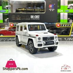 124 Mercedes Benz G63 Alloy Diecast Model Car Lights Sound