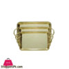 3 Piece Fancy Serving Tray Set Gold 5953-Fg 1 3 Piece Fancy Serving Tray Set Gold 5953-Fg