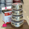 4 Piece Stainless Steel Food Containers Storage Pot Set Leak Proof Storage Box For Kitchen