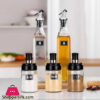 5 Piece Glass Spice Set 3 spice jars, 2 oil and sauce.