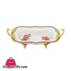 Ab 14 30X18Cm Rect Bowl R Flower G 6C