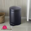 Danny Home Stainless Steel Dustbin Trash Can 3 Liter Black