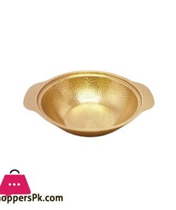 Ds1019 Gold Snowflake Bowl 20Cm