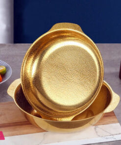 Gold Snowflake Bowl 20cm 