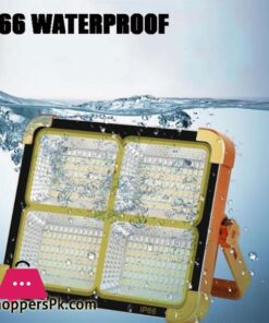 New Led Work Light 2In1 Handheld Solarusb Electricity Charging Light Emergency Light Floodlight Whitered Light Camping Light Spotlight