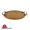 Wb1067 Oval Tray Wood Med Orchid 6C