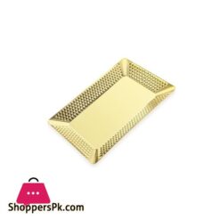 Gst2008 Rect Tray 2616Cm Gold