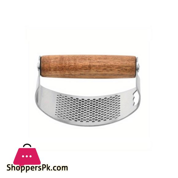 Wooden Handle Garlic Press/Chopper Sb2054 3 Sb2054 W Handle Garlic P W Bottle O