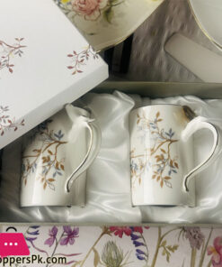 Angela 2Pcs Bird &Amp; Flower Design Mugs Set Brd373 - Image 2