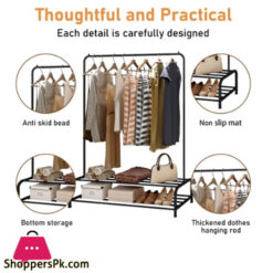 Marcellina Coat Shoe Cloth Organizer Rack Ess9938