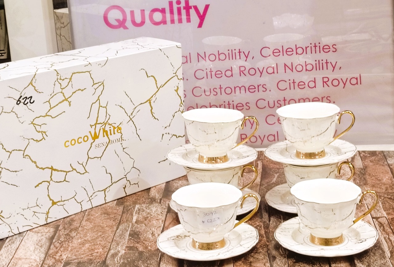 Coco White Sena Home Cup &Amp; Saucer Set