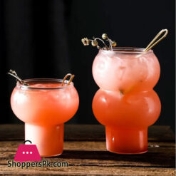 Creative Coffee Mug Gourd Shape Cocktail Glass Cup Yogurt Dessert Glass Mug Drinkware For Gift