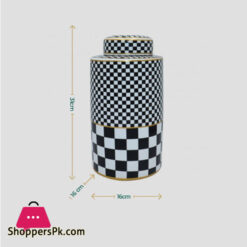 Fancy Ceramic Vase Candy Jar-Large Yc-099