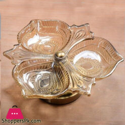 Fancy Decorative Serving Dish Gold Rxg-004