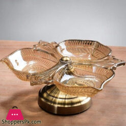 Fancy Decorative Serving Dish Gold Rxg-004