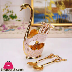 Fancy Swan Spoon Set Ng-002