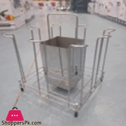 Glass & Spoon Stand Silver ESS9922