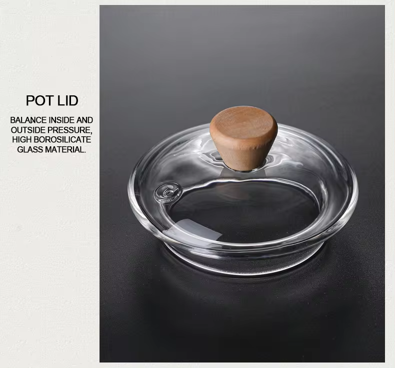 Glass Teapot Heat Resistant Water Tea Health Pot Tea Kettle 1000Ml