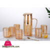 Glassware Drinking Water Set Borosilicate Glass Water Jug Set of 7