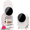 Hd Mirror Makeup Storage Box Led Rotating Jewelry Cosmetic Organizer Skin Care Lipstick Desktop Drawer