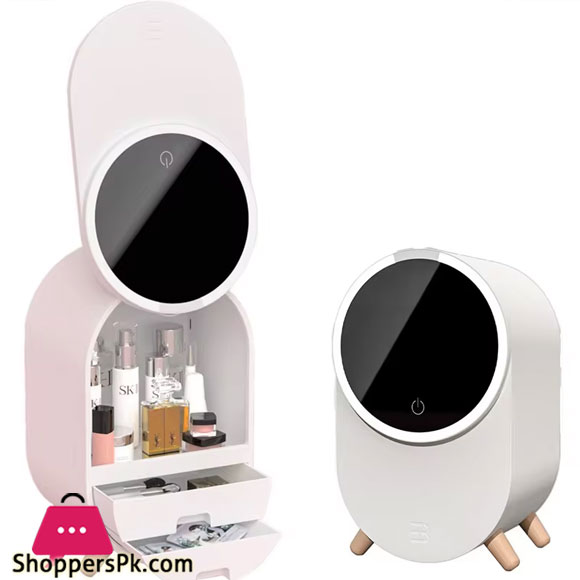Hd Mirror Makeup Storage Box Led Rotating Jewelry Cosmetic Organizer Skin Care Lipstick Desktop Drawer 3 Hd Mirror Makeup Storage Box Led Rotating Jewelry Cosmetic Organizer Skin Care Lipstick Desktop Drawer