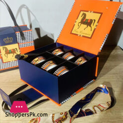 Horse Motif Luxurious Ceramic Bowl With Chopsticks Gift Box