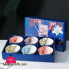 Japanese Style Korean 4.5 Inch Flower 6-Ceramic Bowl Set For Rice Soup Ramen