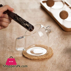 Japanese Teapot With Ball Lid High Borosilicate Glass Boiled Teapot Flower Tea Pot Cup Juice Cold Kettle 250Ml