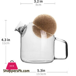 Japanese Teapot With Ball Lid High Borosilicate Glass Boiled Teapot Flower Tea Pot Cup Juice Cold Kettle 250Ml