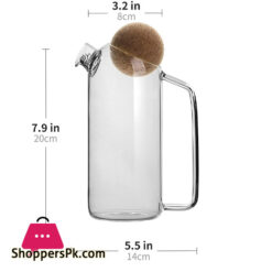 Japanese Teapot With Ball Lid High Borosilicate Glass Boiled Teapot Flower Tea Pot Cup Juice Cold Kettle 750Ml