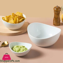 King 3Pcs White Melamine Lotus Set 2 Medium/ 1 Small With Black Stand Kt06