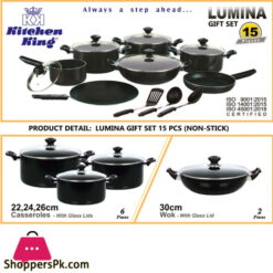 Kitchen King Lumina Gift Set – 15 Pieces Kk7510103 6 Kitchen King Lumina Gift Set – 15 Pieces Kk7510103