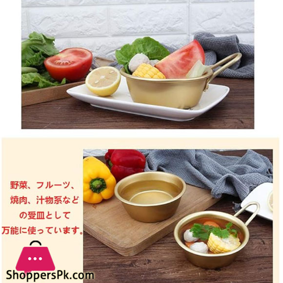 Korean Traditional Rice Cup Gold 13.5Cm Gst2162