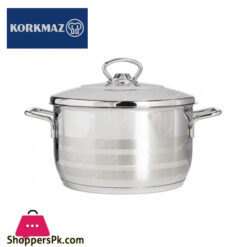 Korkmaz Stainless Steel Pot 32Cm Turkey Made