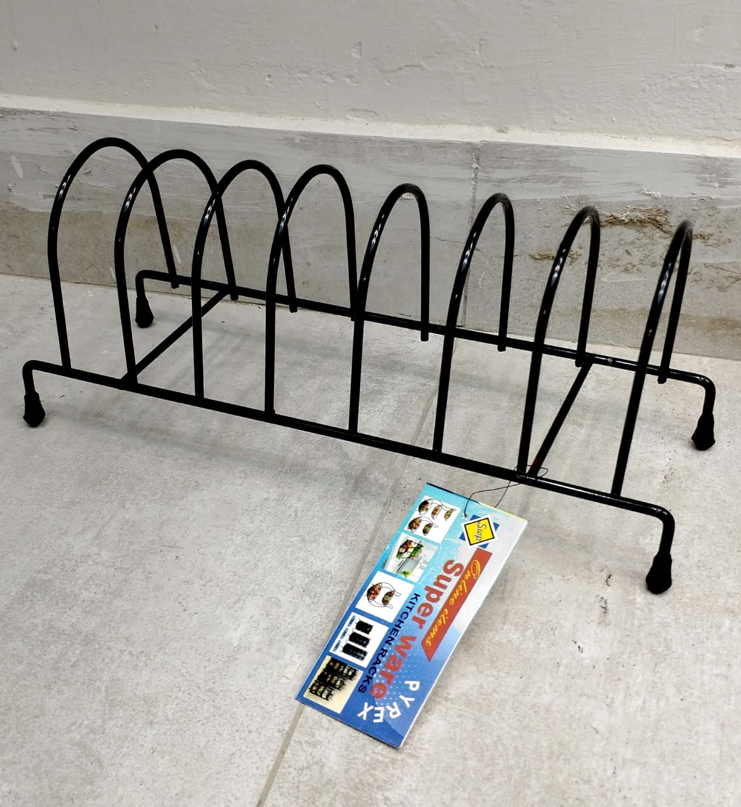Metal 7 Layers Plate Stand, Plates Rack