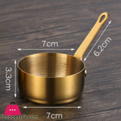 Stainless Steel Mini Saucepan Gold 100Ml Gst2067