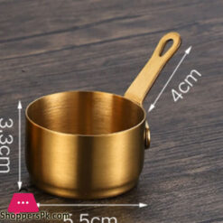 Stainless Steel Mini Saucepan Gold 60Ml Gst2065