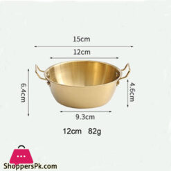 Stainless Steel Soup Serving Pot 12Cm Silver Gst2164