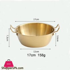 Stainless Steel Soup Serving Pot 17Cm Silver Gst2167