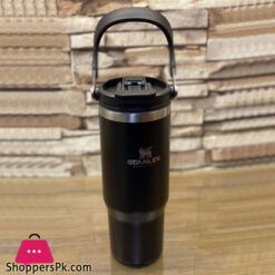 Stainless Steel Vacuum Double Wall Insulated Travel Mug With Straw 890Ml