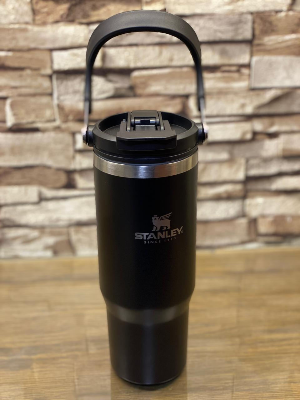 Stainless Steel Vacuum Double Wall Insulated Travel Mug With Straw 890Ml