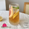 Vertical Fruit Tea Glass Cold Drink Juice Drink Glass Household Summer High Value Glass Drinking Cup Coffee Milk Cup