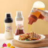 1Pcs Plastic Condiment Sauce Dispenser Squeeze Bottle For Sauces , Pan Cake , Oil
