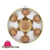 Mg314 6Pcs Cup Saucer Brown C 8C