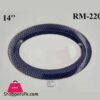 Rm220 Navy Blue Oval Plate 35Cm