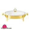 Br0004 Oval Dish With Candle Stand
