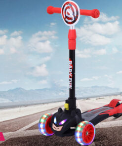Children'S Scooter 3-8 Years With Adjustable Handlebars Sounds And Lights - Batman 7 Children'S Scooter 3-8 Years With Adjustable Handlebars Sounds And Lights - Batman - Image 2