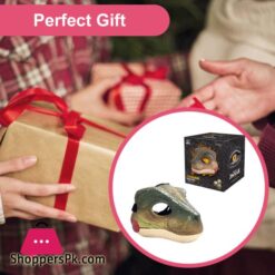 Dinosaur Head Face Mask With Dinosaur Scream Movable Mouth Dino Mask Life Like Dinosaur Mask Headwear For Kids Children