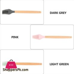 3Pcs Silicone Basting Brush Oil Bbq Brush Heat Resistant Greased Sauce Marinade Brush